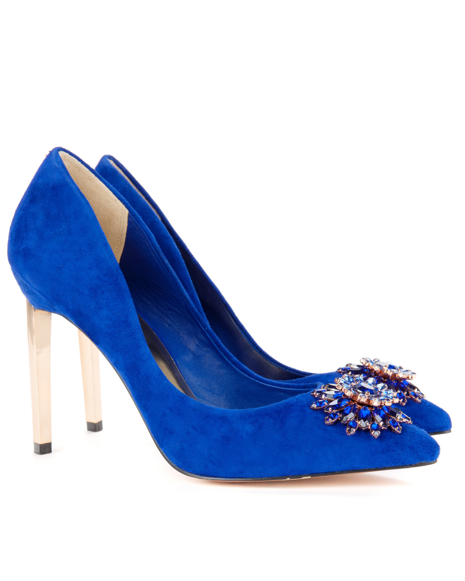 ted baker blue court shoes