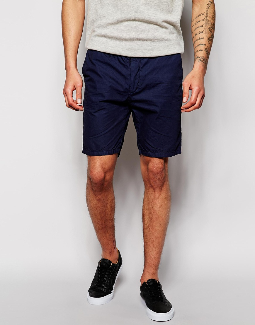 blue chino shorts mens