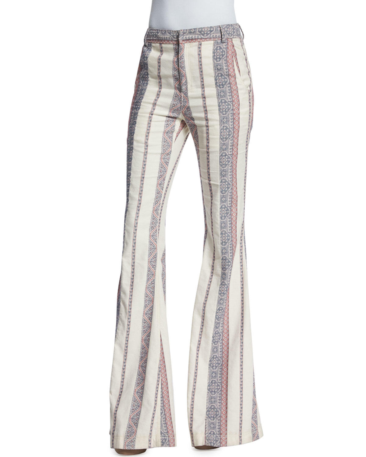 linen flared pants
