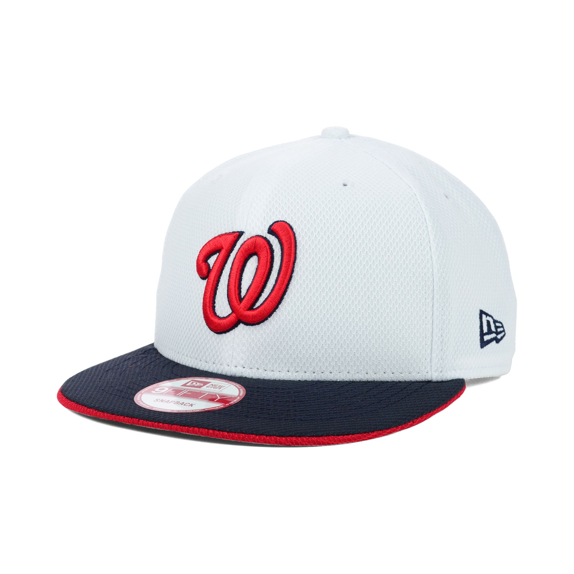 white washington nationals hat