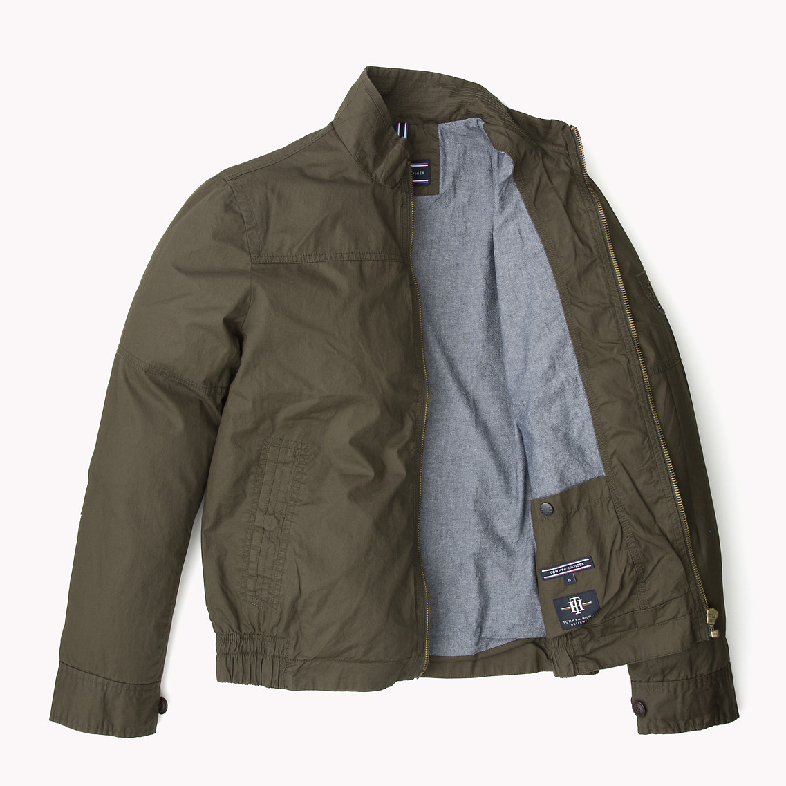tommy hilfiger bomber jacket green