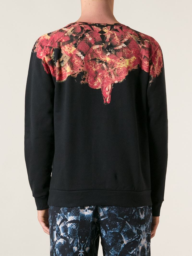 marcelo burlon snake sweatshirt