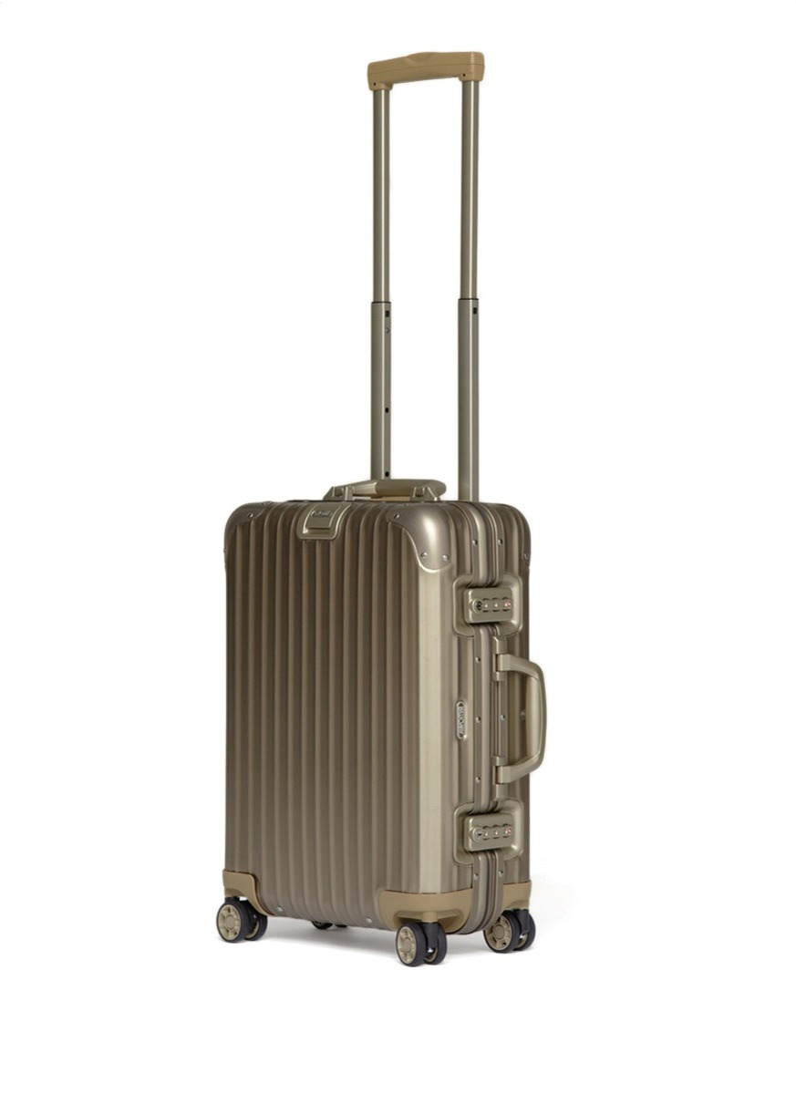 Lyst Rimowa Topas Titanium Cabin Multiwheel® Iata (titanium, 32litre) in Metallic