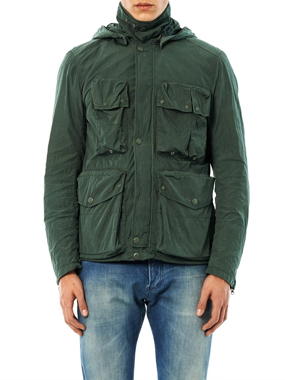 C.P. Company Bellow Hooded Goggle Jacket in Green for Men | Lyst