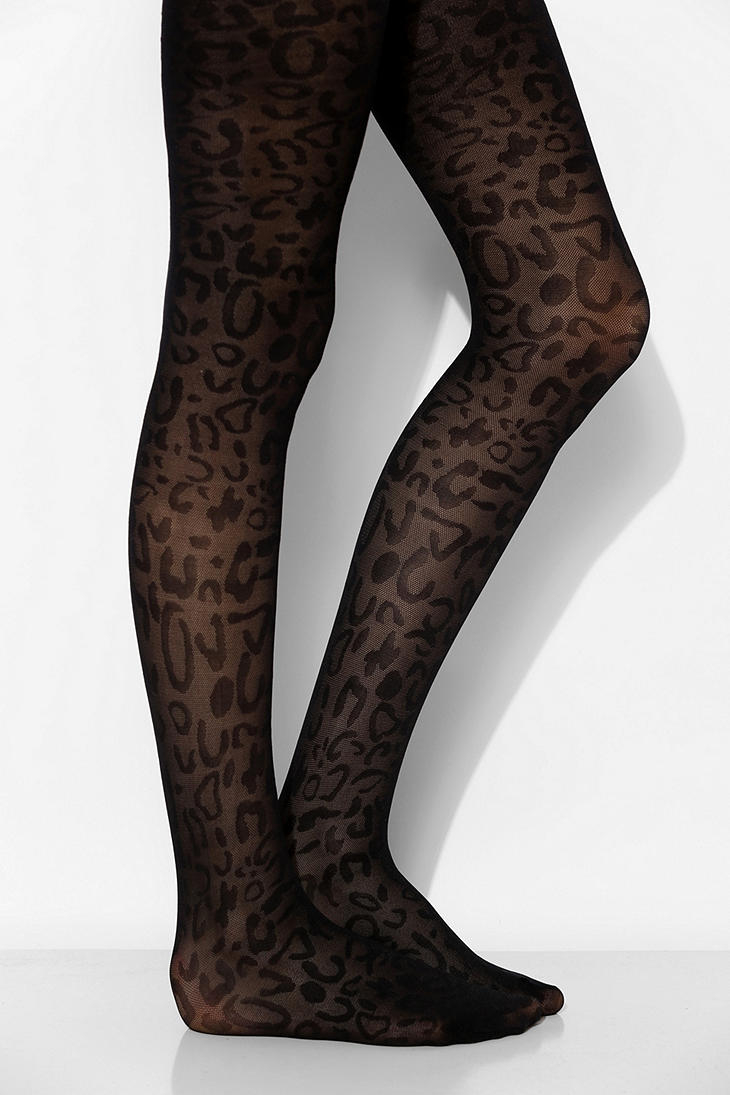 Urban Outfitters Sheer Leopardprint 