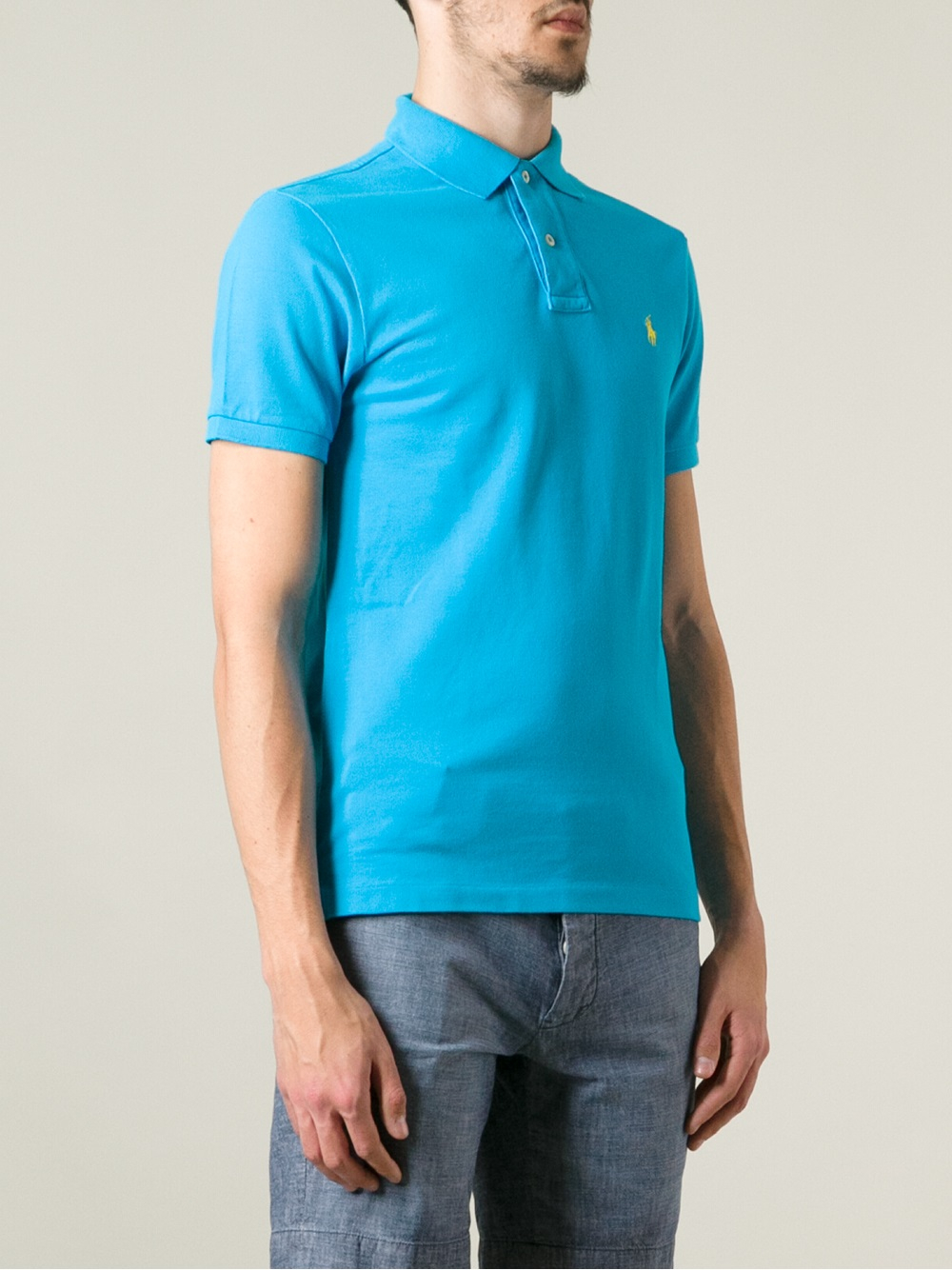 Polo Ralph Lauren Polo Shirt in Blue for Men | Lyst