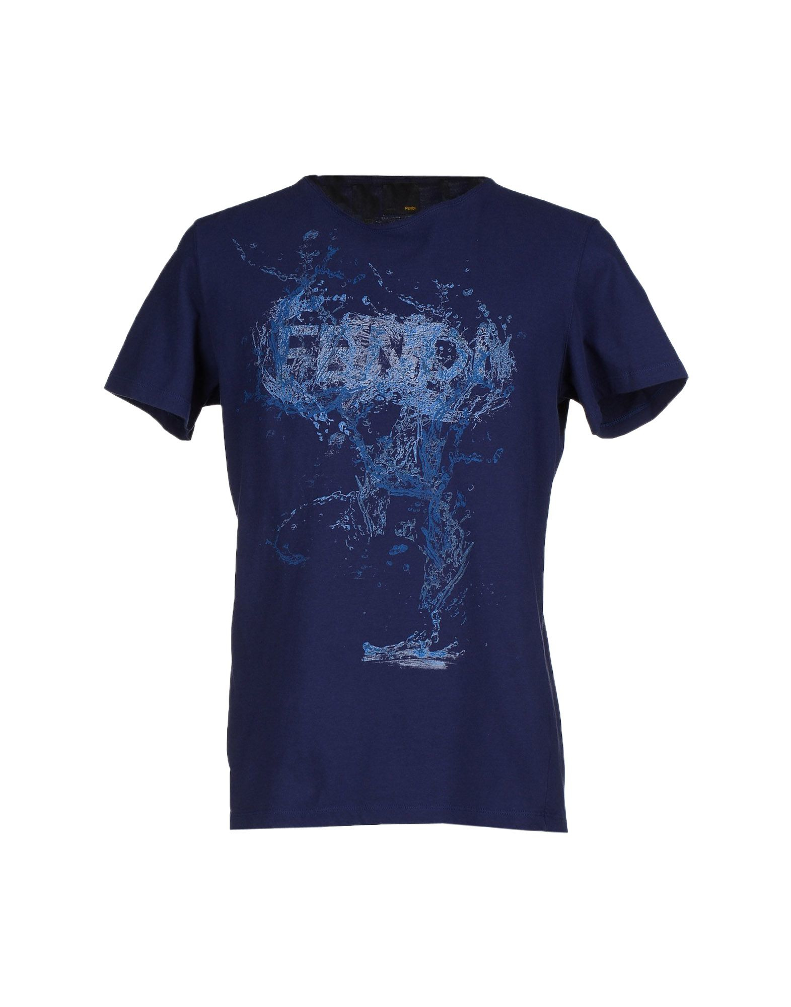 Fendi T-shirt in Blue for Men (Dark blue) | Lyst