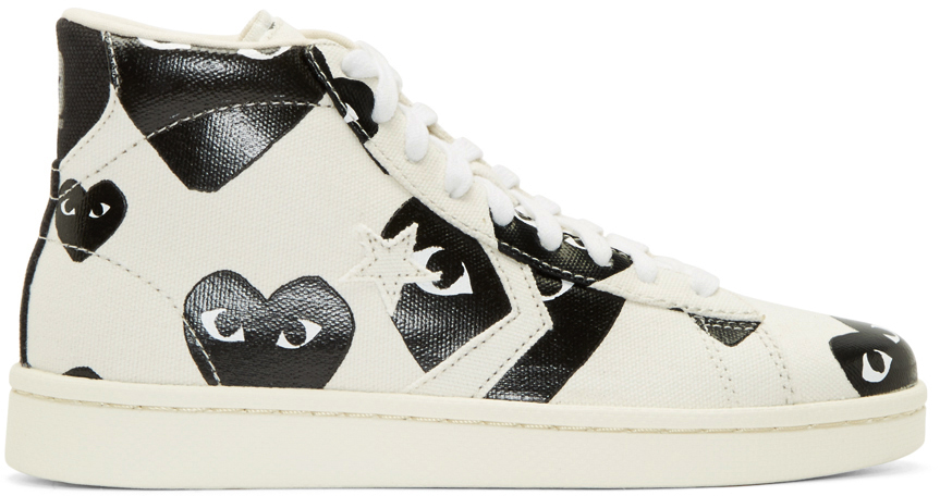 comme des garçons play sneakers