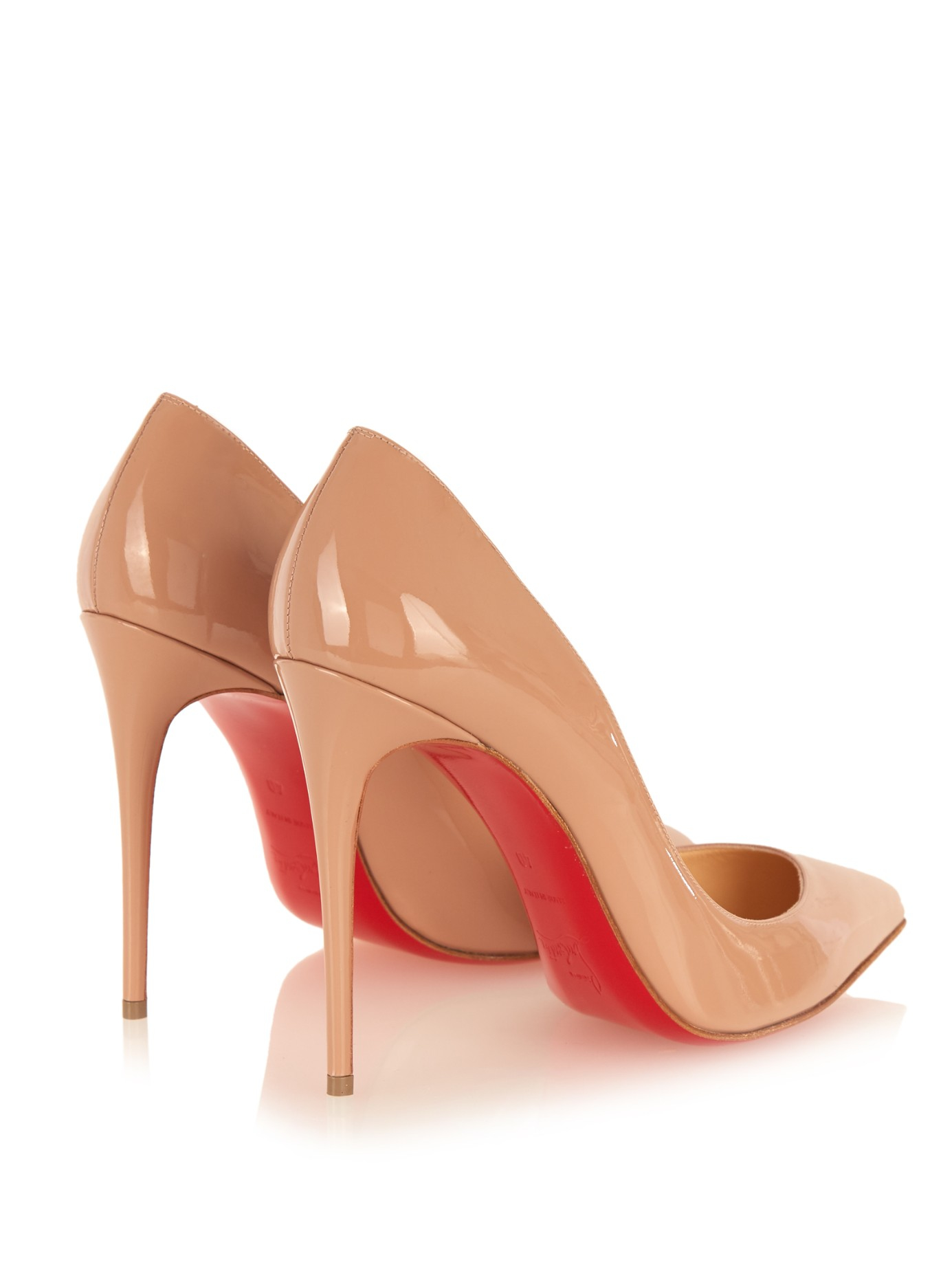 Christian louboutin Pigalle Follies 100mm Patent-leather Pumps in ...  
