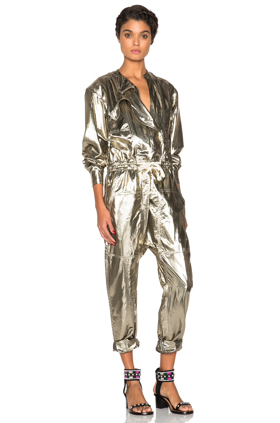 isabel marant metallic jumpsuit