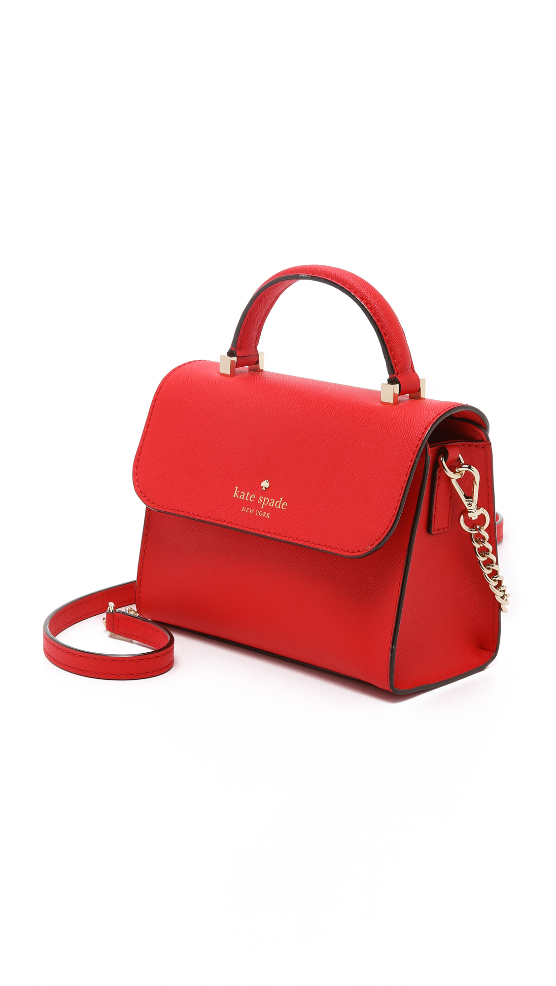 kate spade red cross body bag