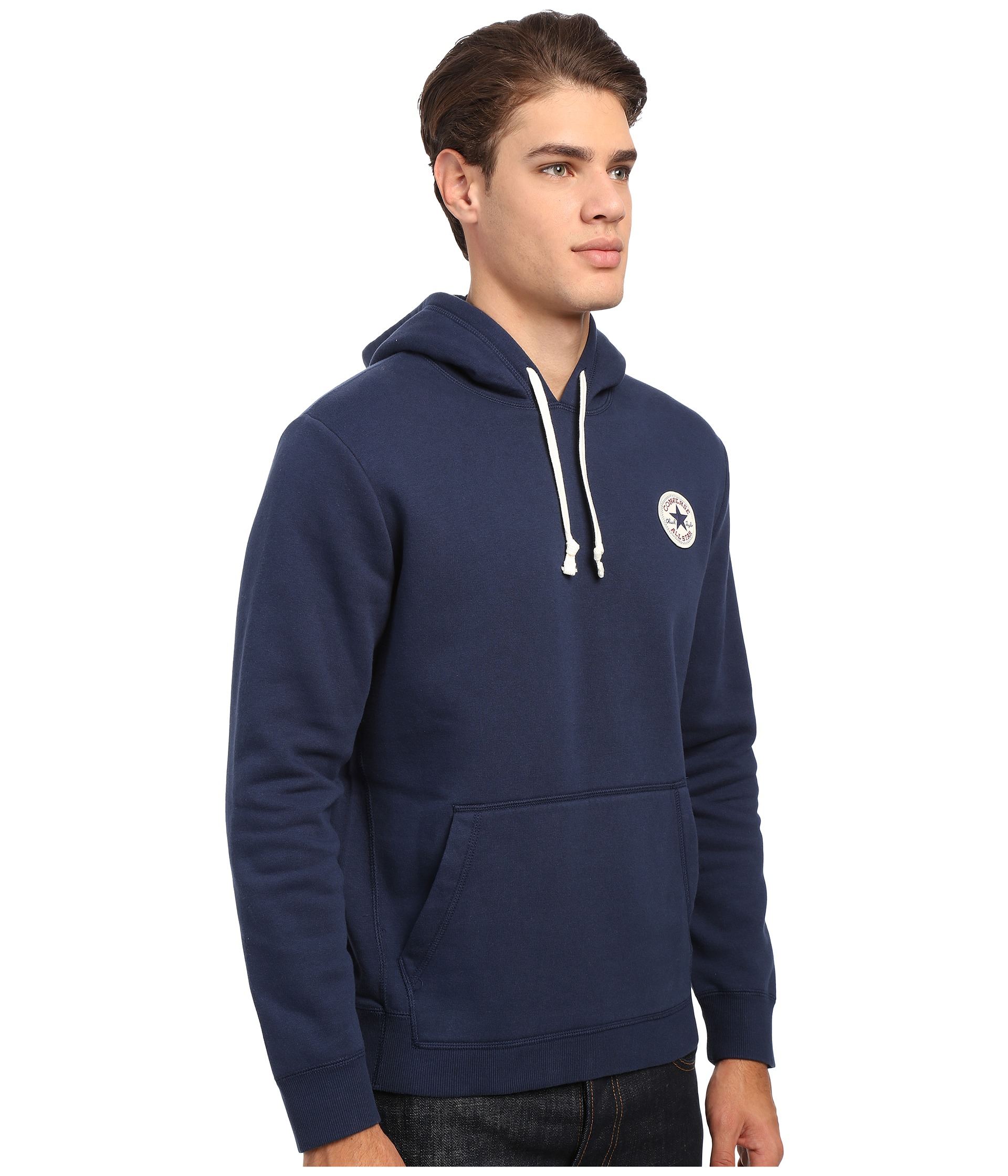 Converse Fleece Hoodie With Patch Logo 