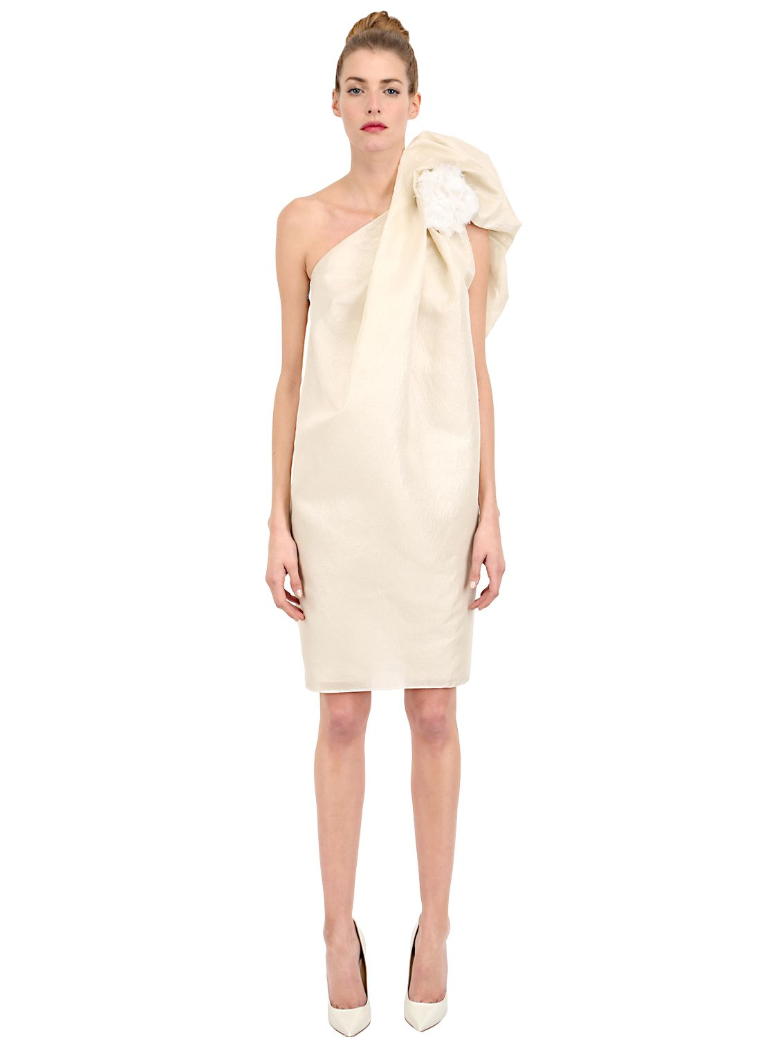 silk gauze dress