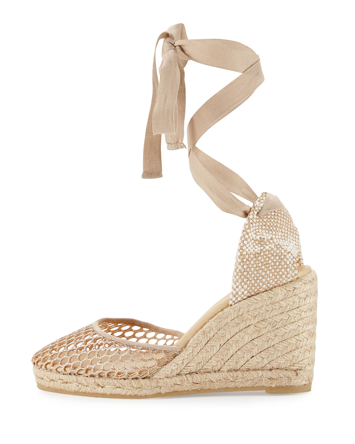castaner metallic espadrille