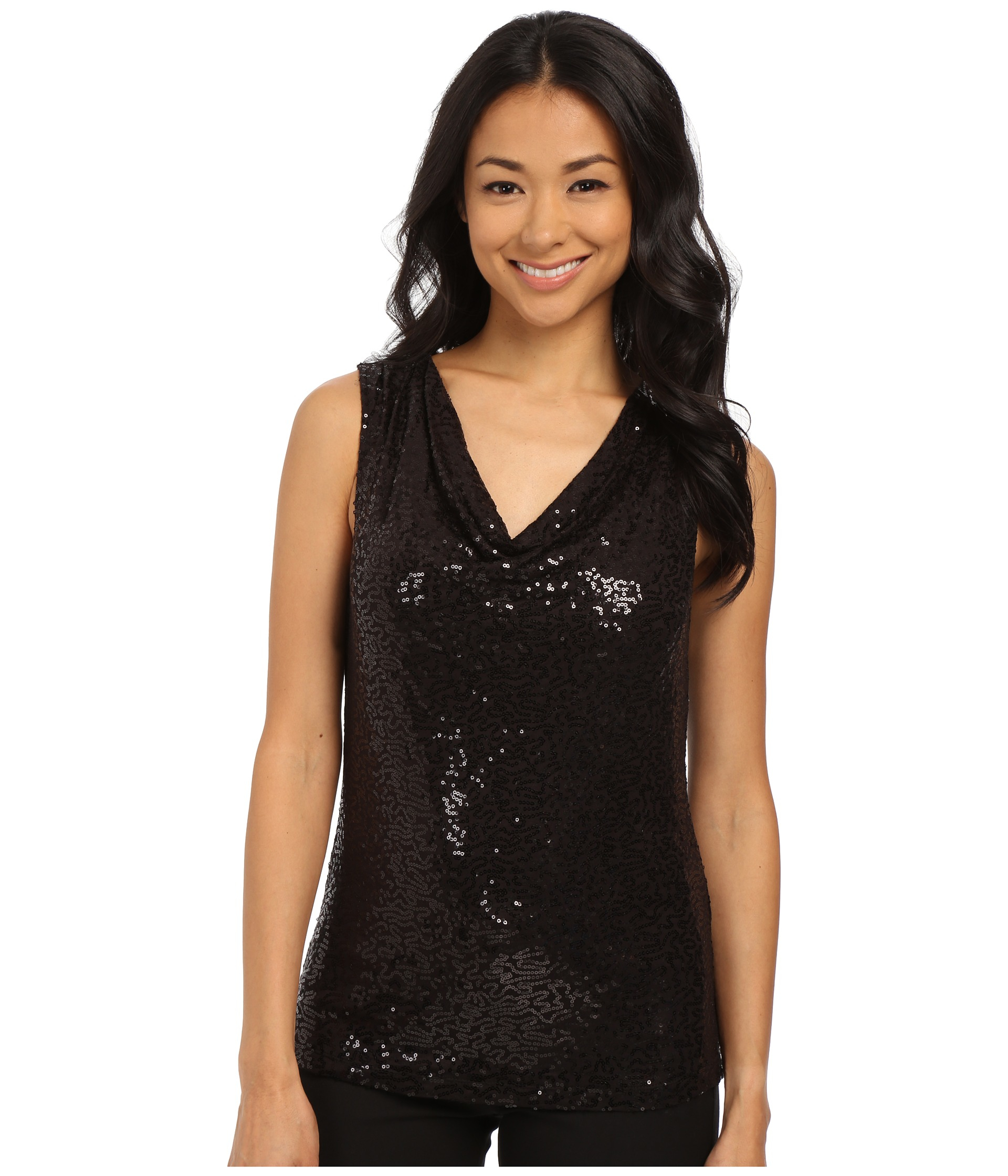 calvin klein sequin top
