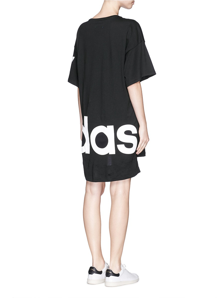 adidas t shirt dress black