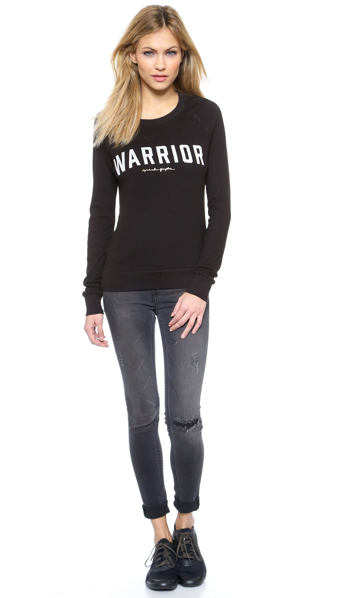 Spiritual gangster warrior sweatshirt Outlet