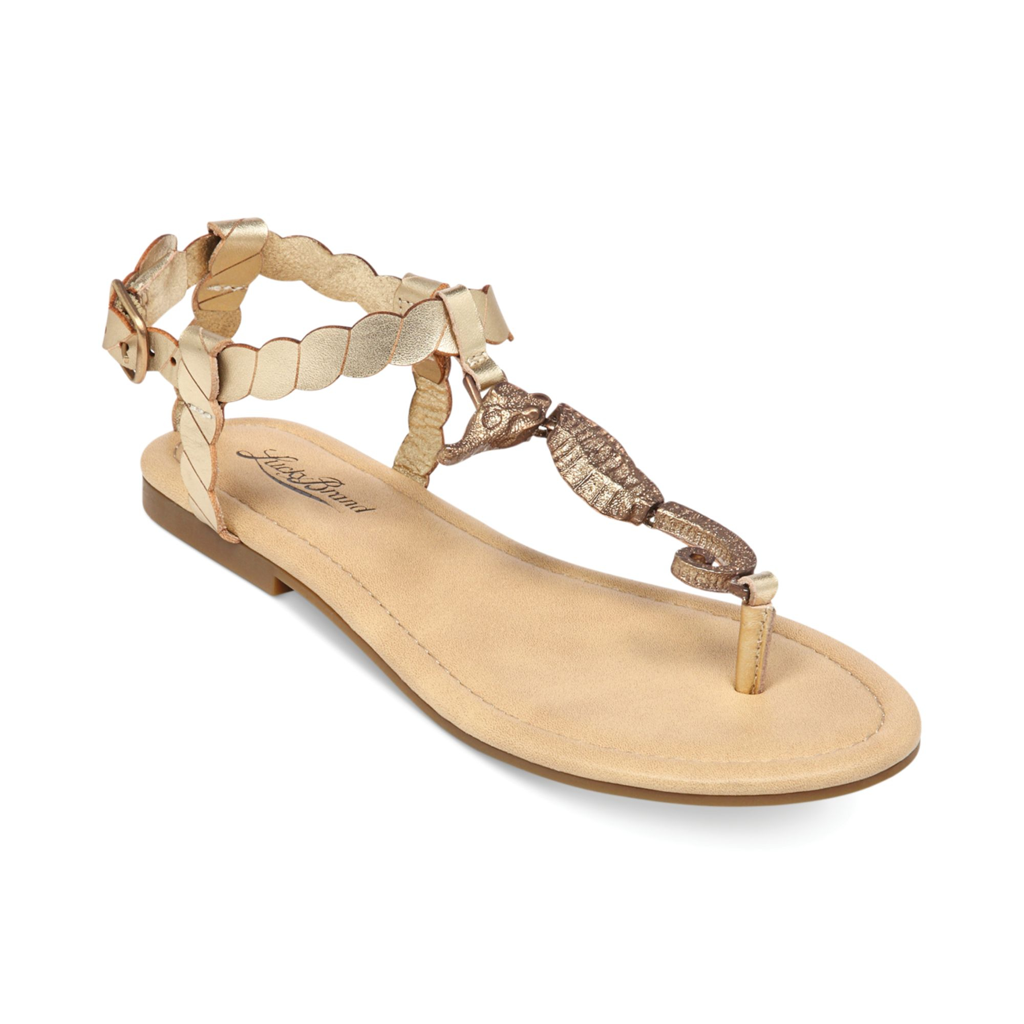 lucky brand yellow sandals