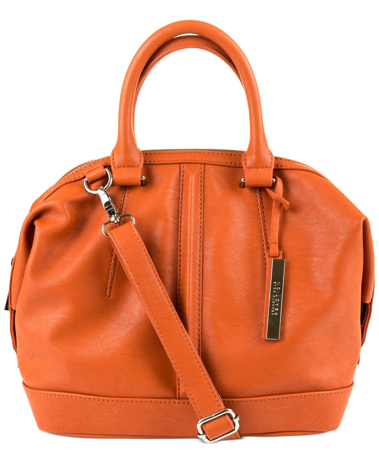 Kenneth cole reaction Northern Exposure Satchel in Orange (CLAY) | Lyst