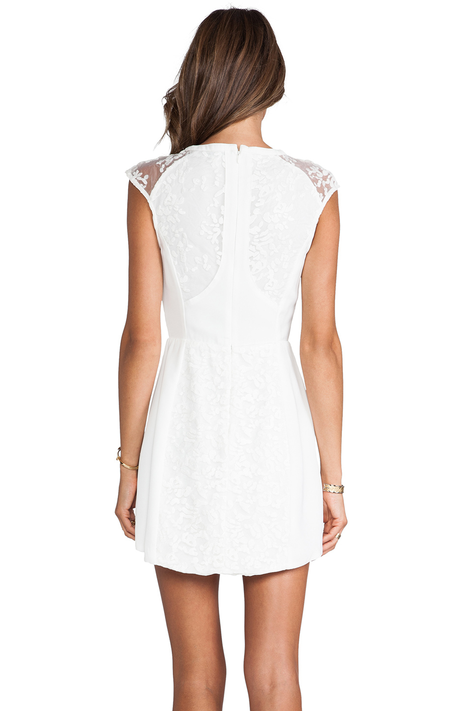 Lyst - Cameo Into The Flame Dress in Ivory in White