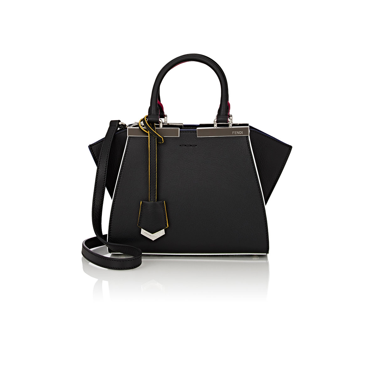 fendi 3jours mini satchel in black lyst fendi 3jours mini satchel in black lyst