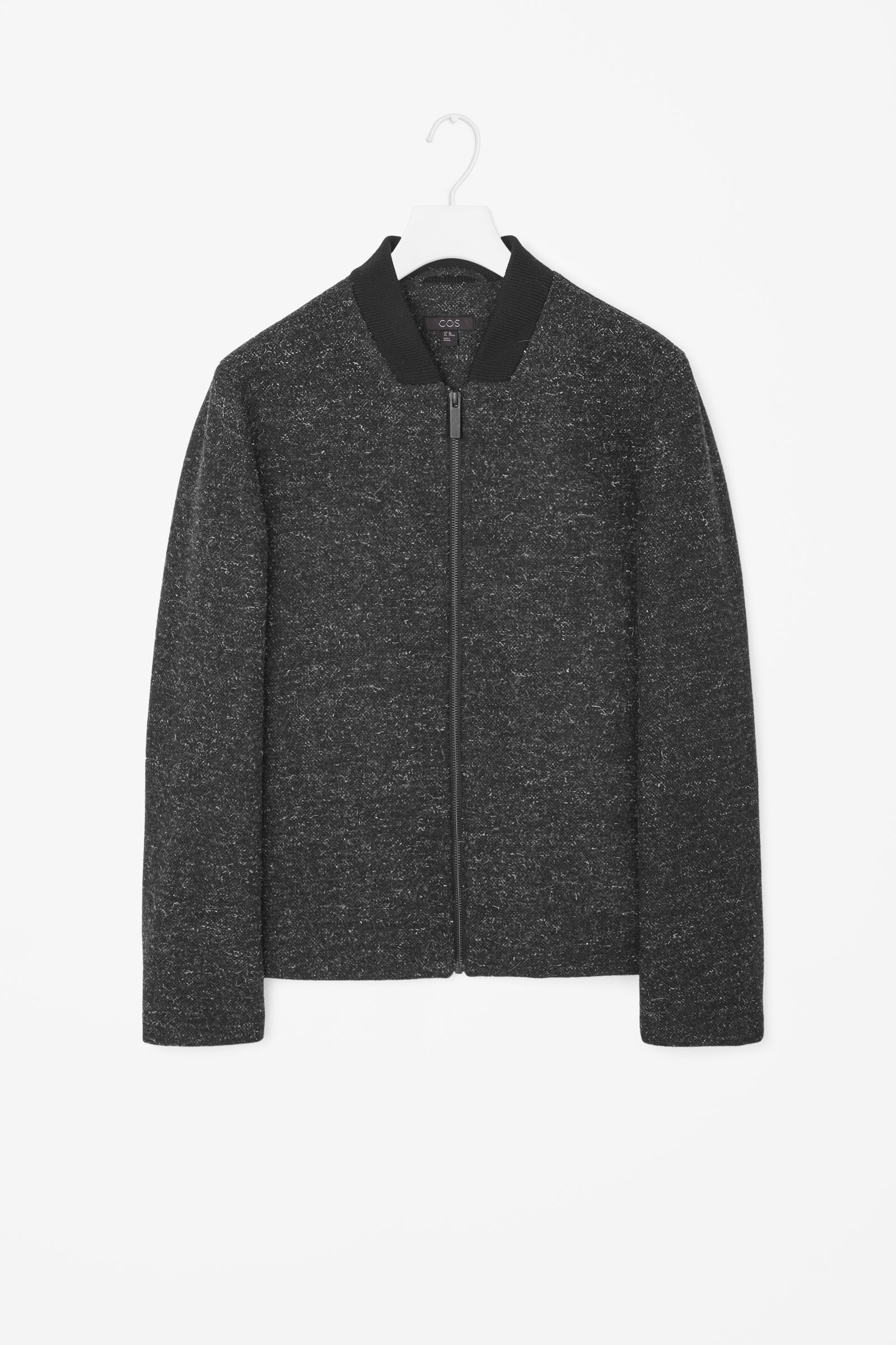 Cos Wool Zip-up Jacket in Gray for Men (Dark Grey) | Lyst