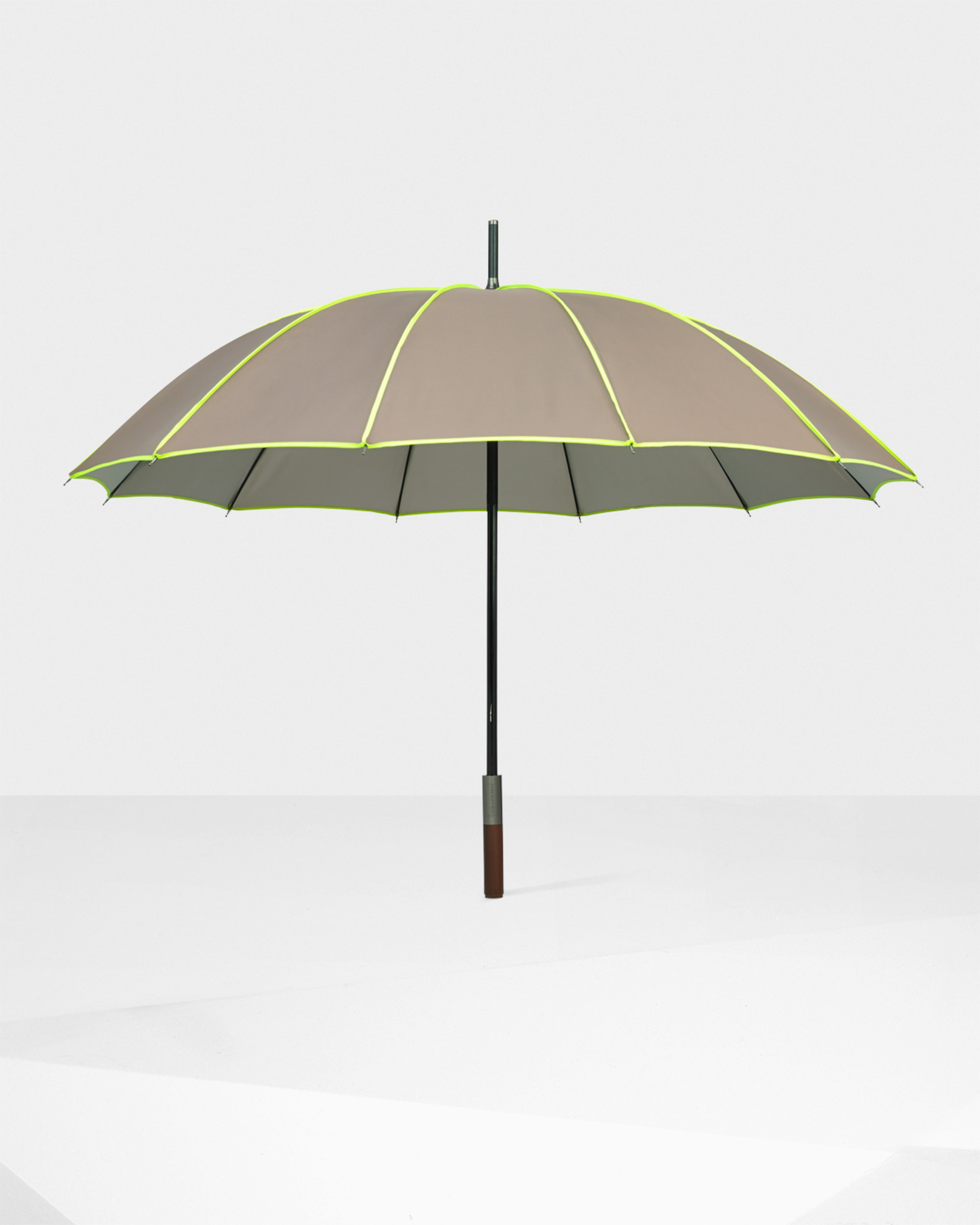 Hunter Original Neon Trim Walking Umbrella in Gray Lyst