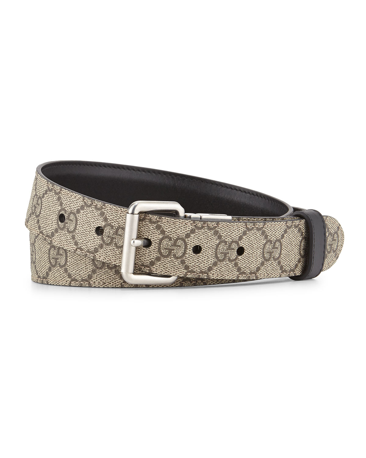 Gucci Gg Monogram Reversible Belt in Black - Lyst