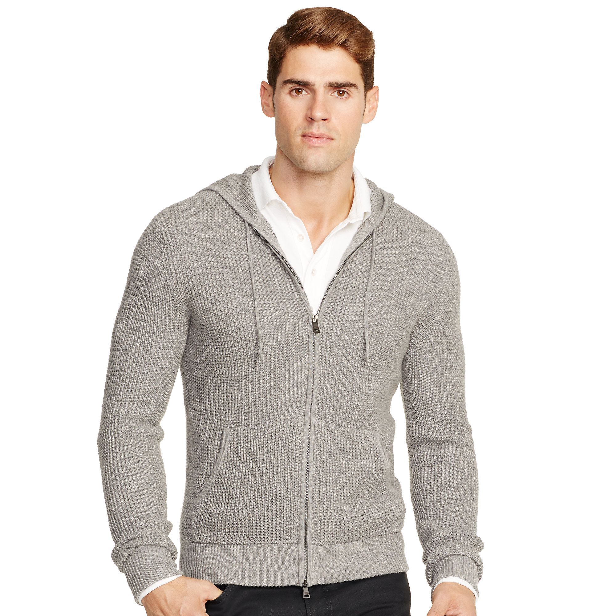 polo cashmere hoodie