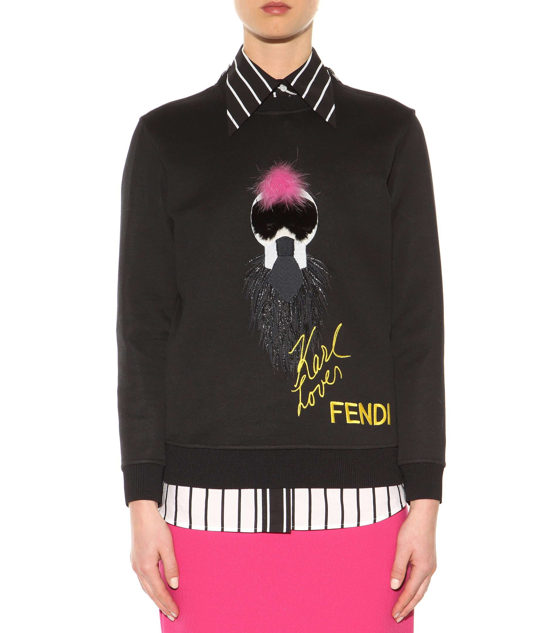 fendi fur sweater