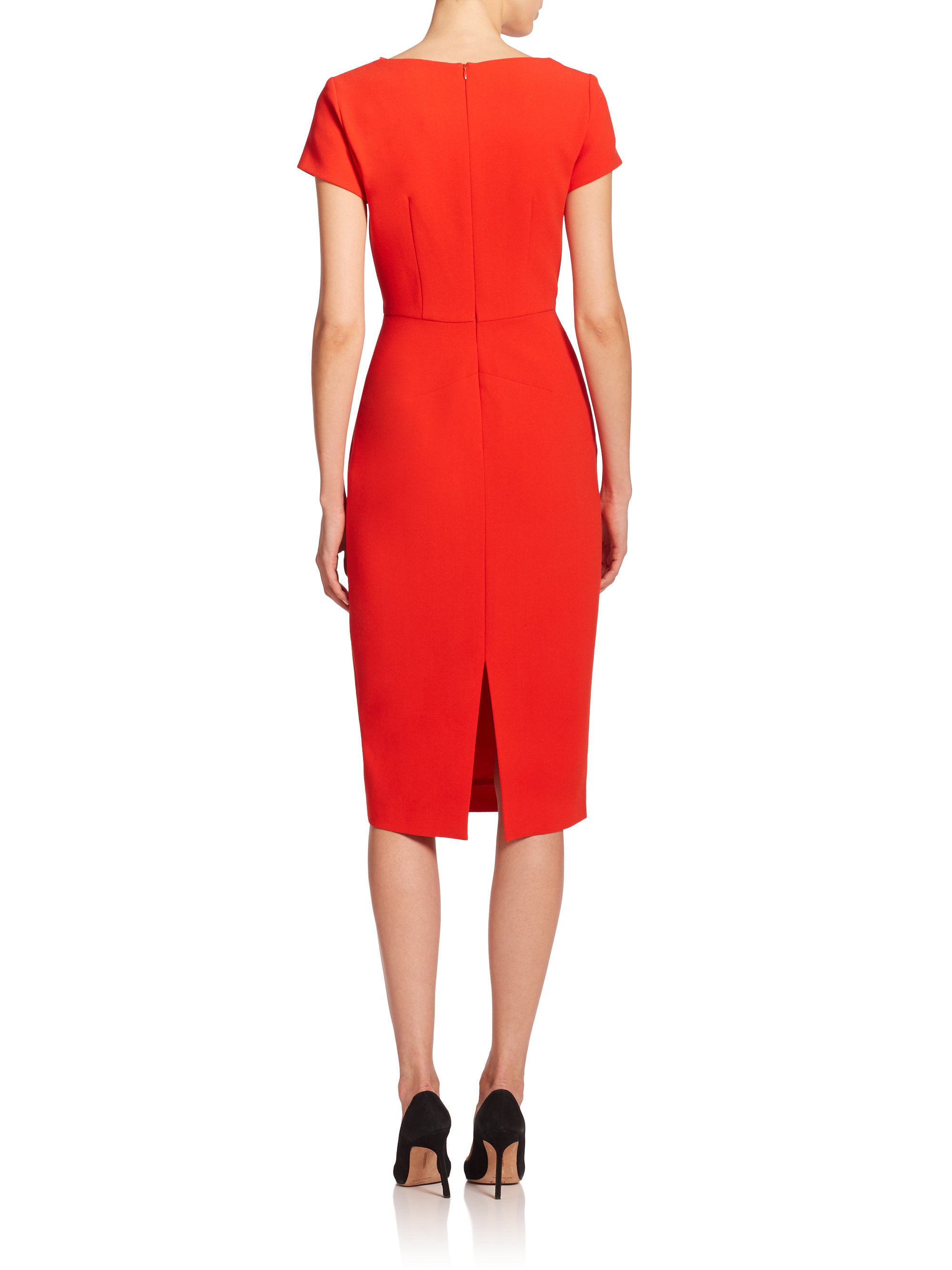 lk bennett red dress