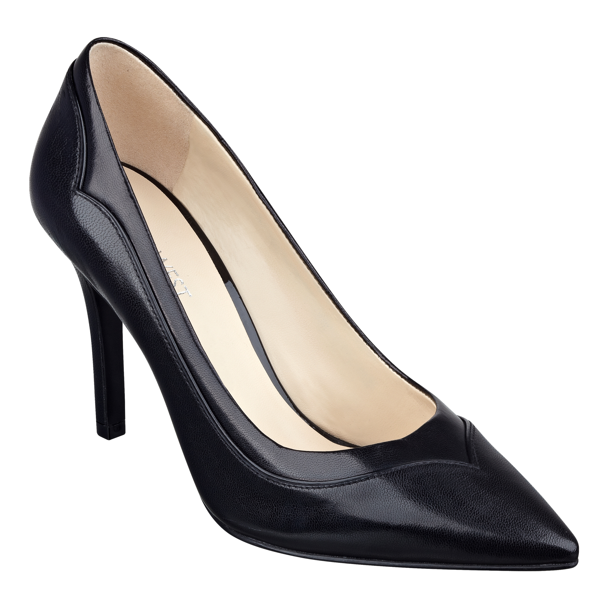 Nine west Jetplane Pointed Toe Pumps in Black | Lyst