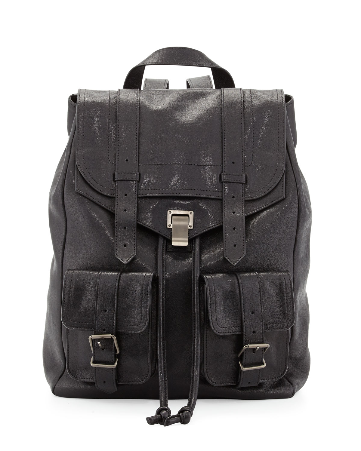 Lyst - Proenza Schouler Ps1 Large Double-pocket Backpack in Black