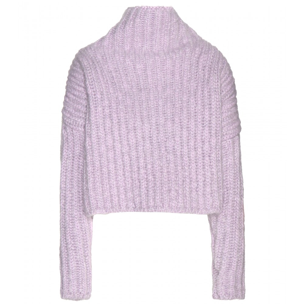 acne studios purple sweater
