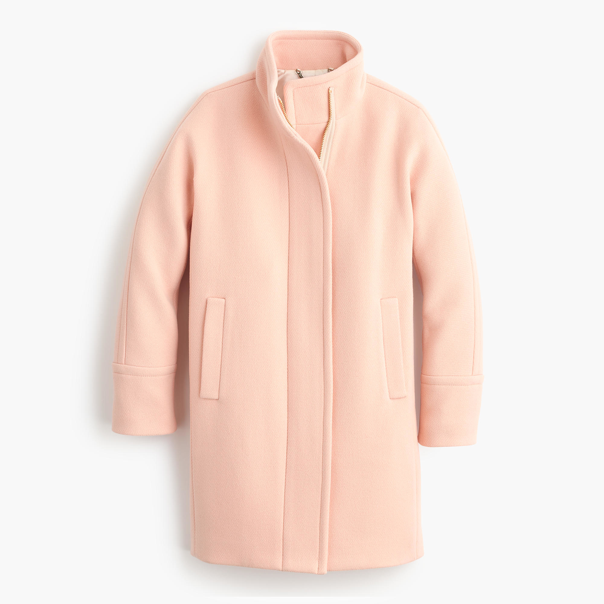 J.Crew Pink Stadiumcloth Cocoon Coat Lyst