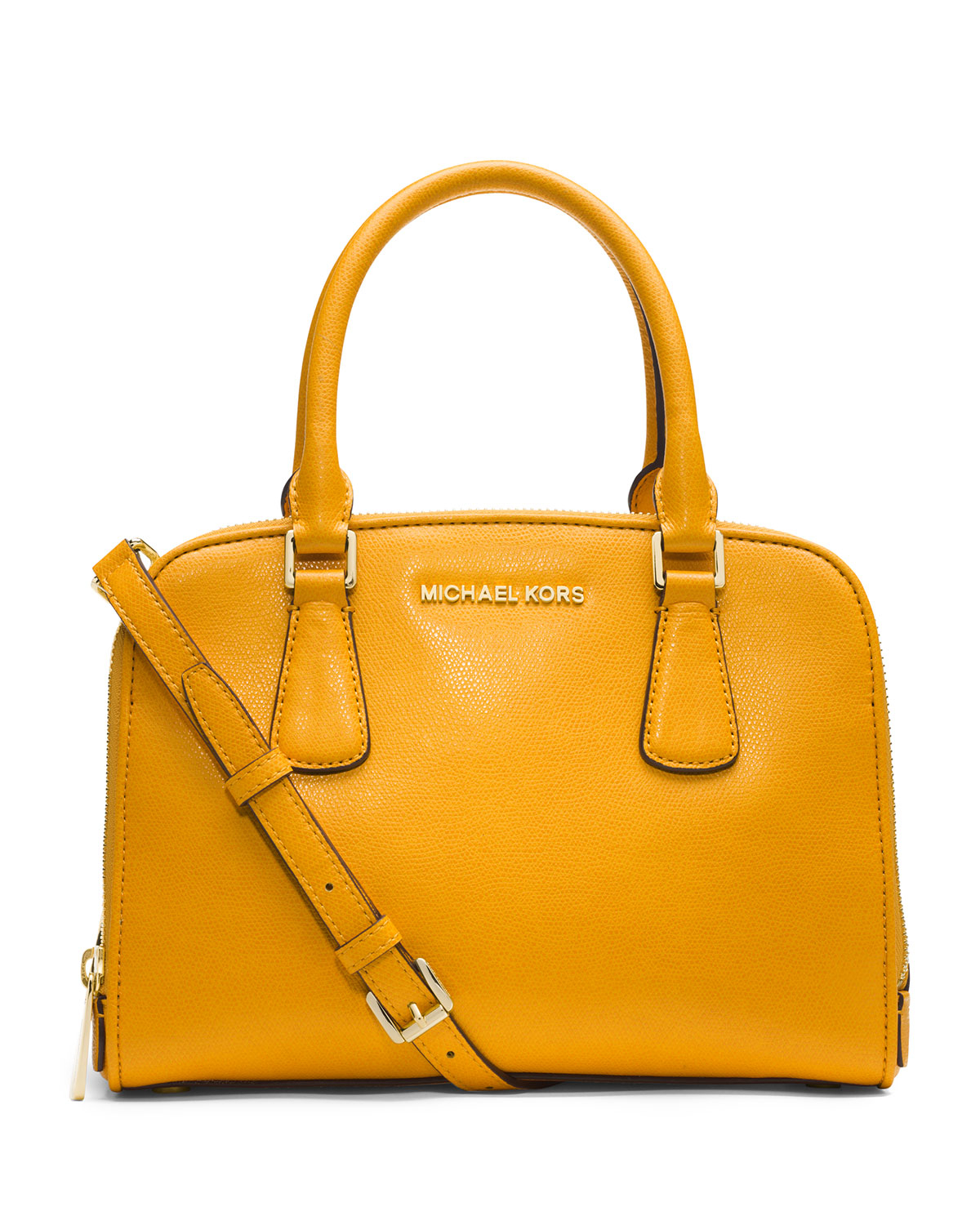 michael kors yellow satchel