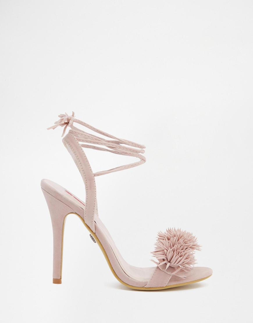 blush pink sandals heels