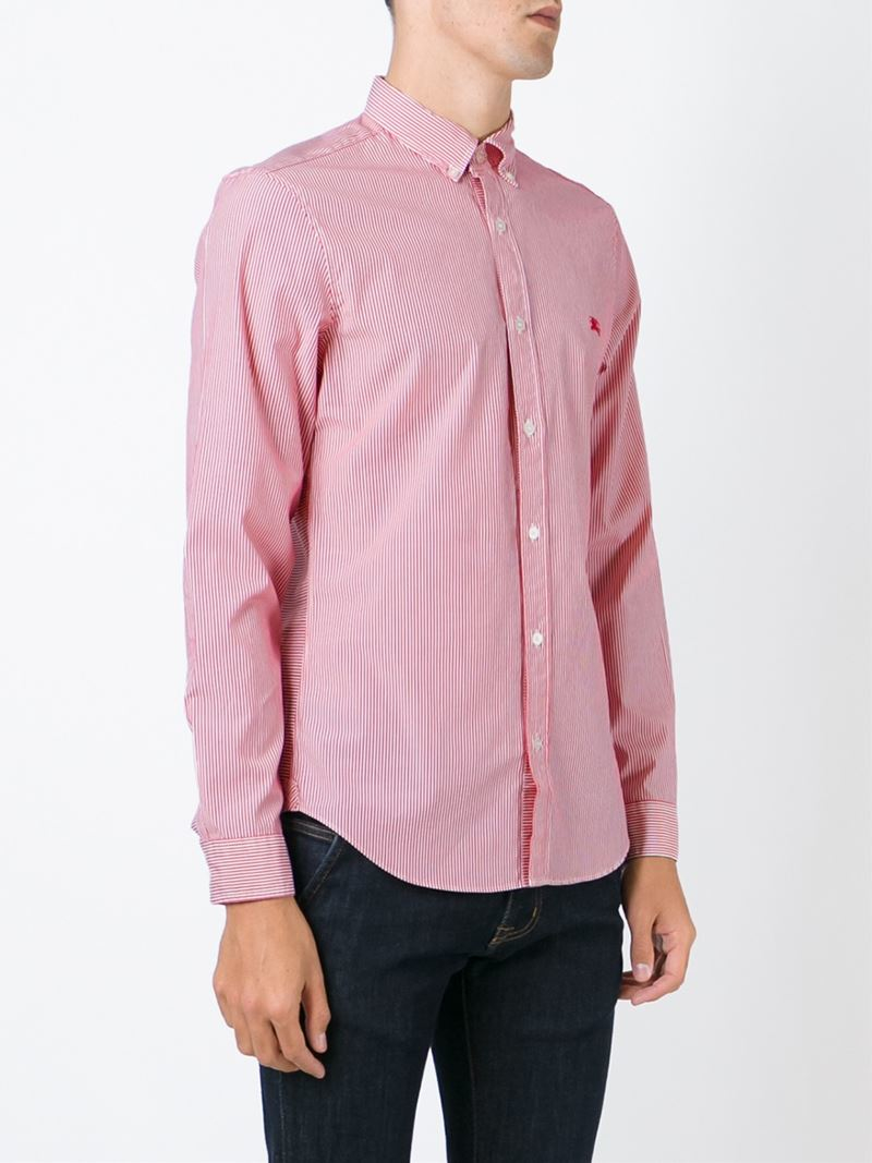 burberry striped shirt