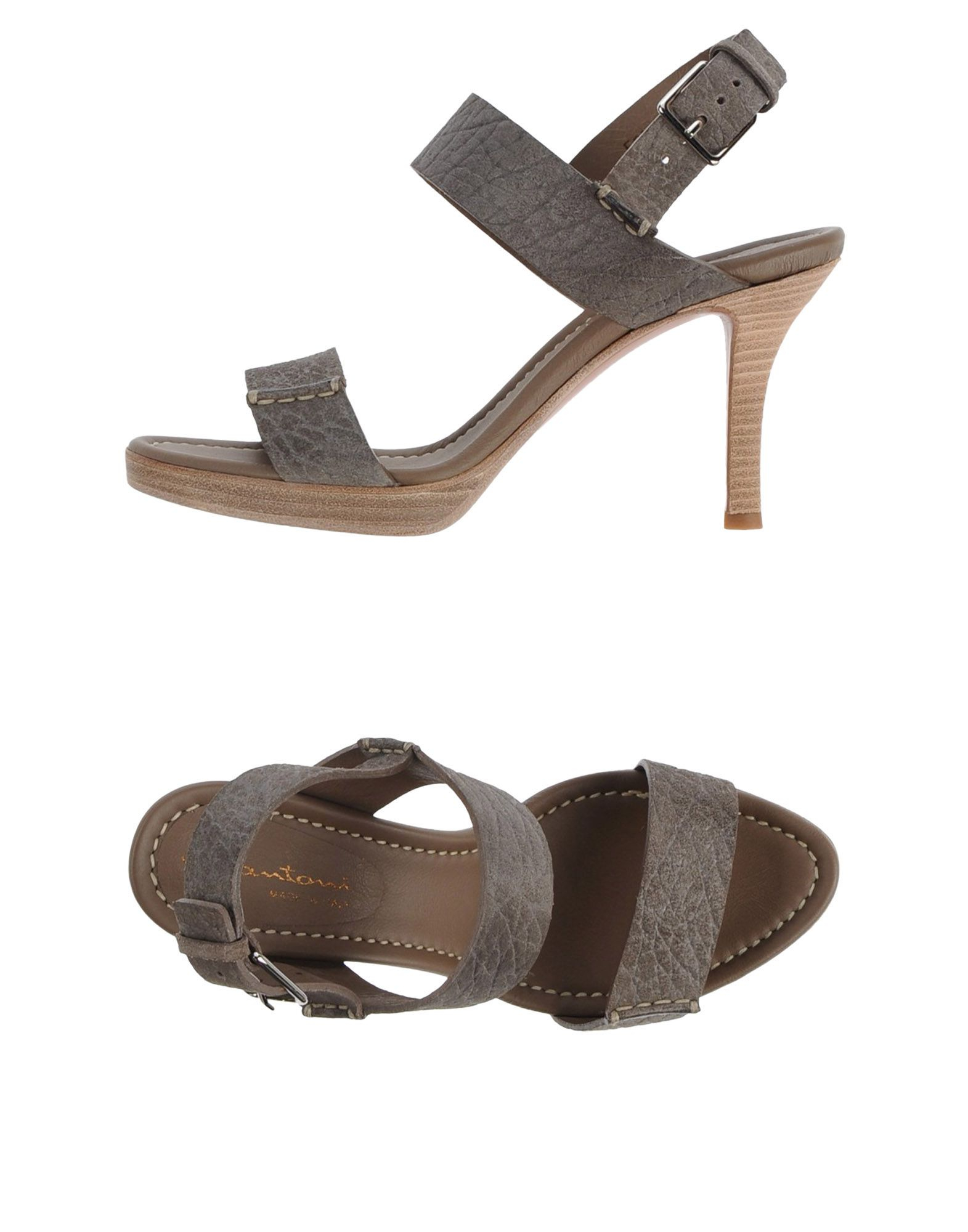 Santoni Sandals in Gray (Grey) | Lyst
