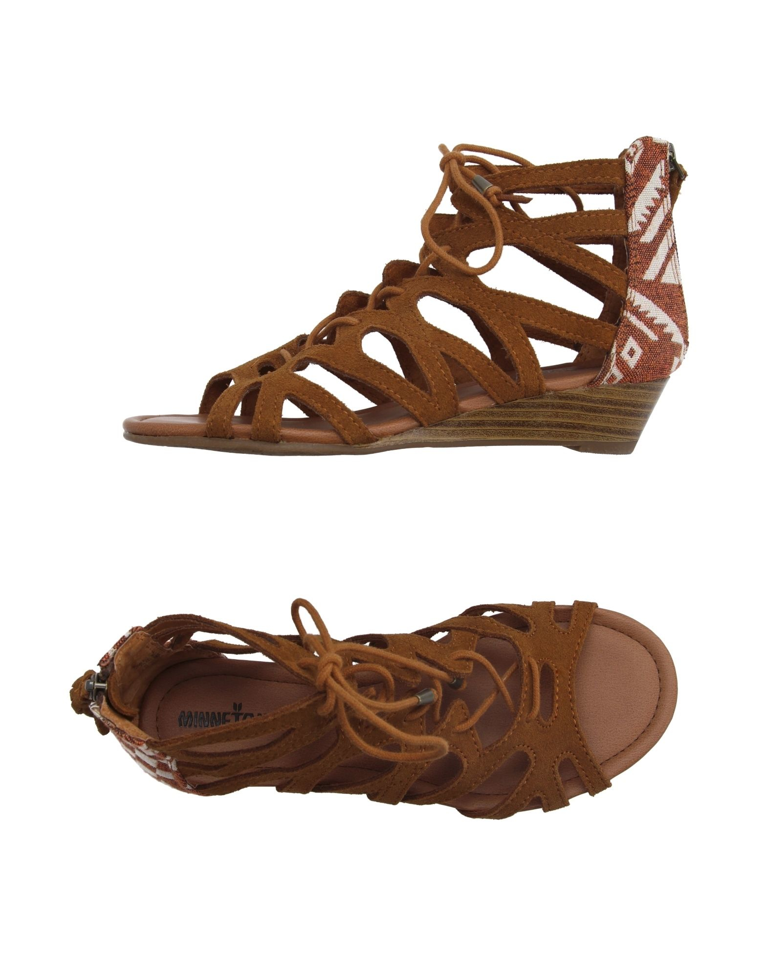minetonka sandals minnetonka sandals in brown lyst minetonka sandals minnetonka sandals in brown lyst