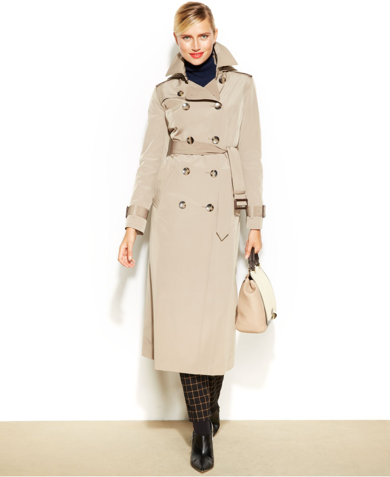 Womens maxi trench coat Clearance