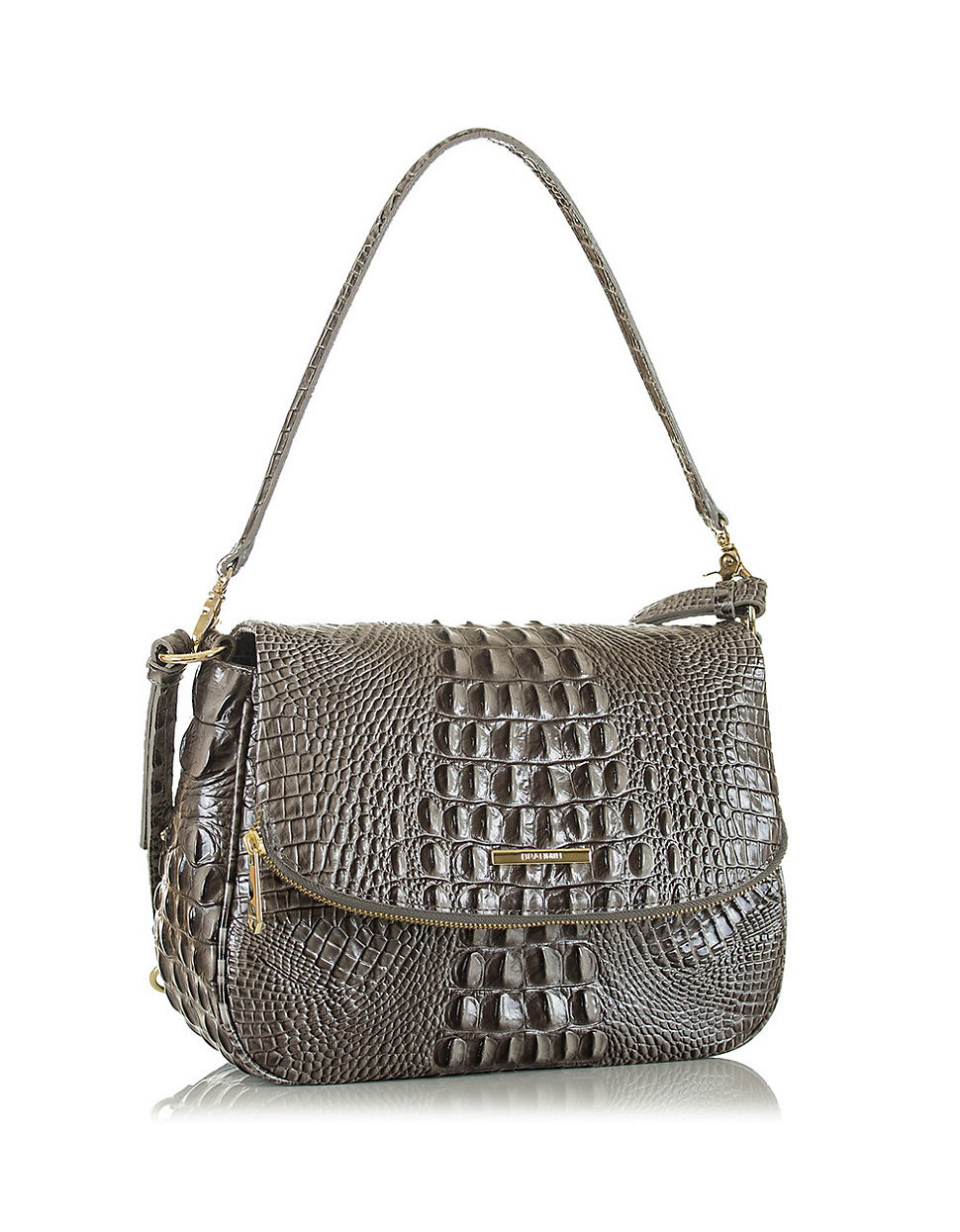 Brahmin Westbrook Shoulder Falcon Melbourne Bag in Gray (Falcon) Lyst