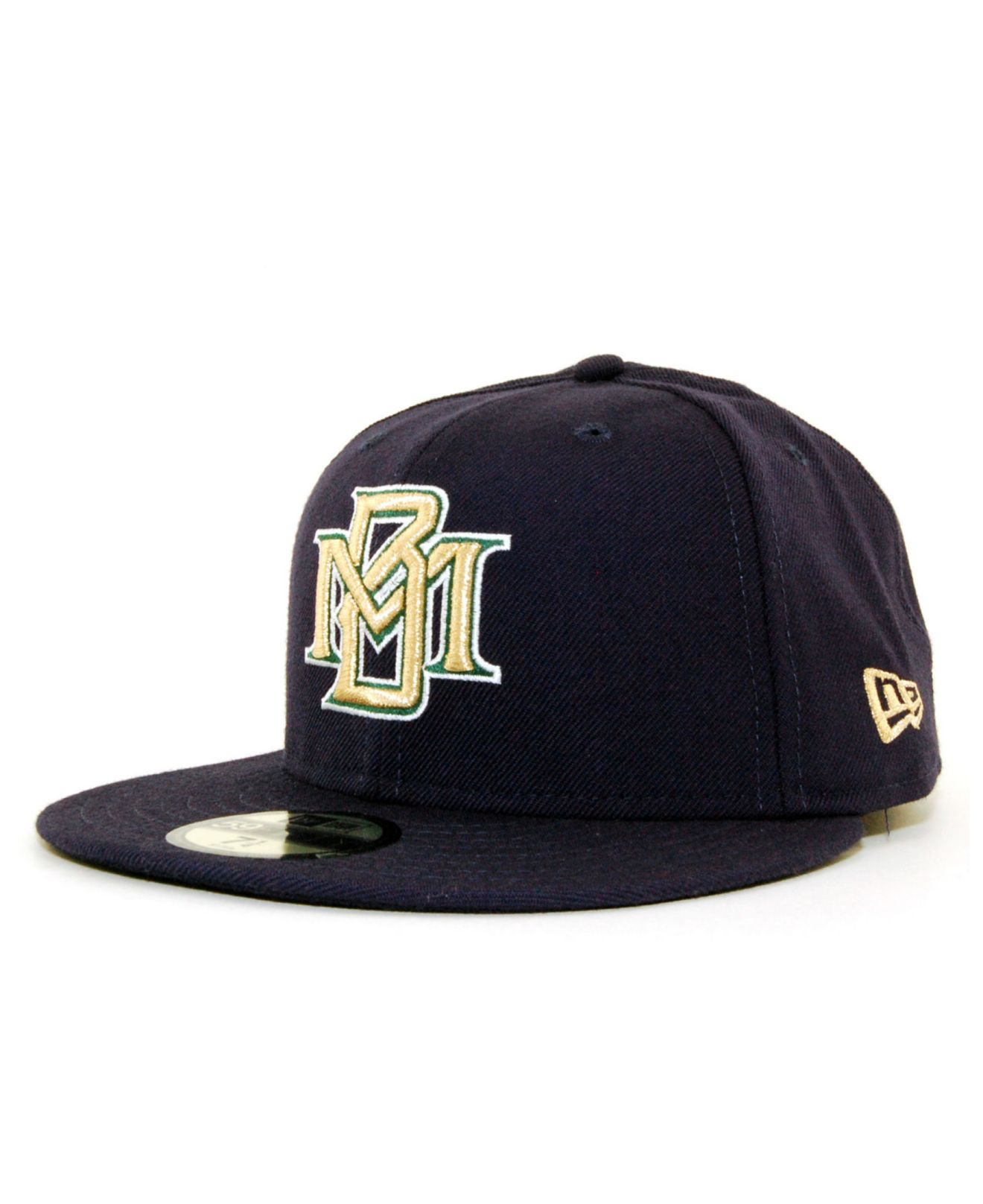 Milwaukee Brewers New Era Mlb Cooperstown 59fifty Cap