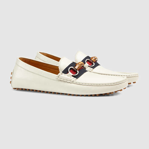 white gucci drivers