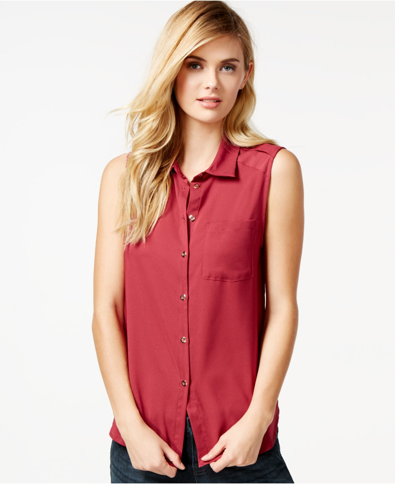 guess button down shirt