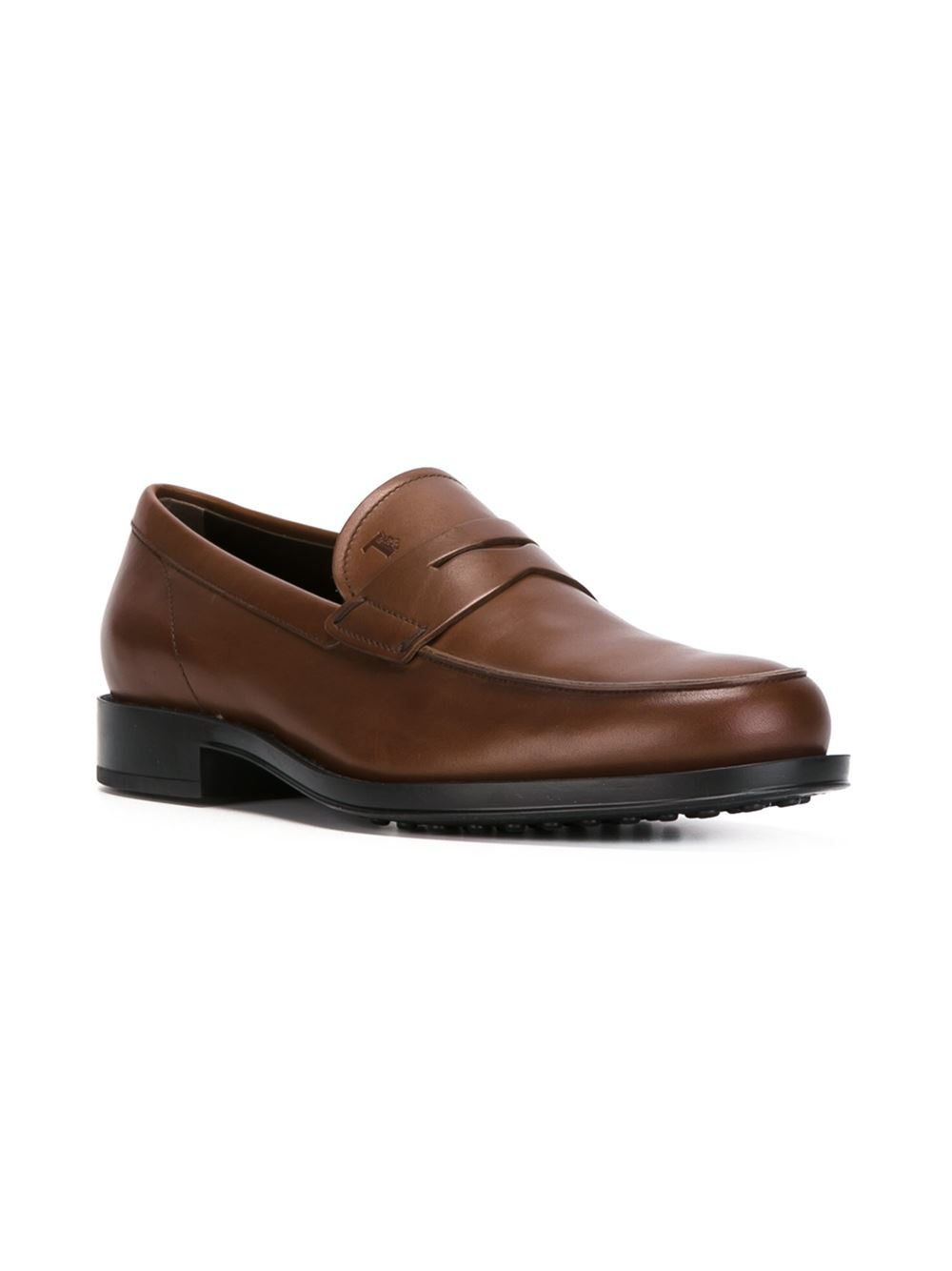 classic loafers for tod s classic loafers in brown for lyst classic loafers for tod s classic loafers in brown for lyst