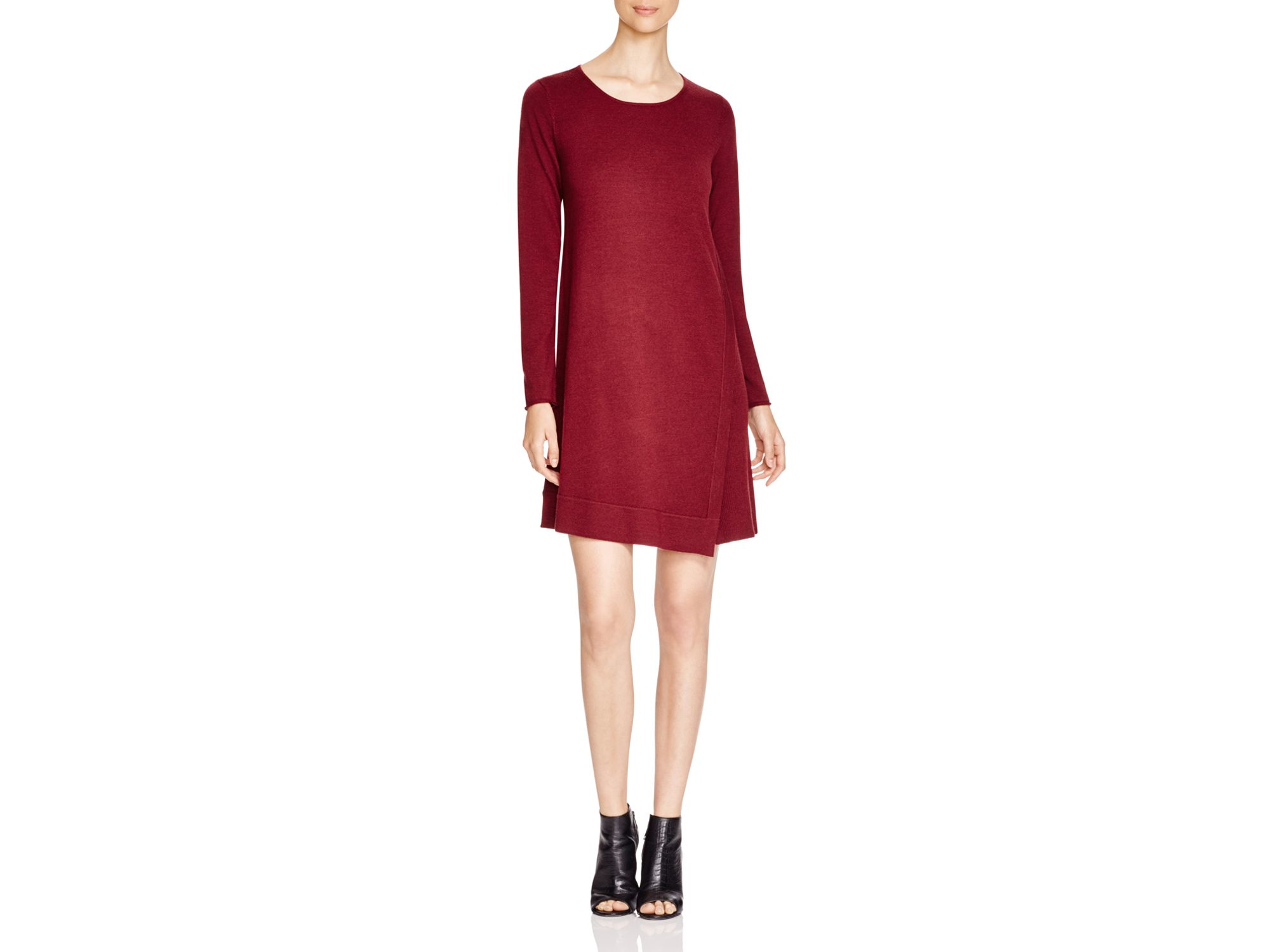 merino wool sweater dress womens