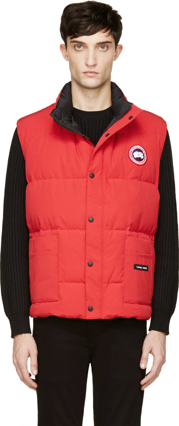 Lyst - Canada goose Freestyle Quilted Gilet in Red for Men