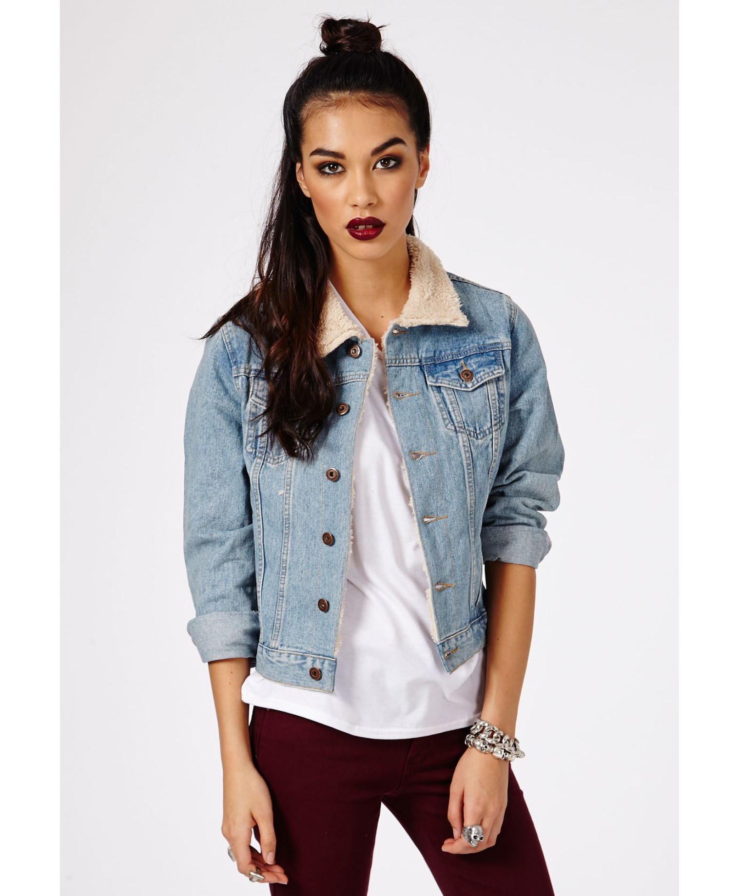 acid wash jean jacket womens