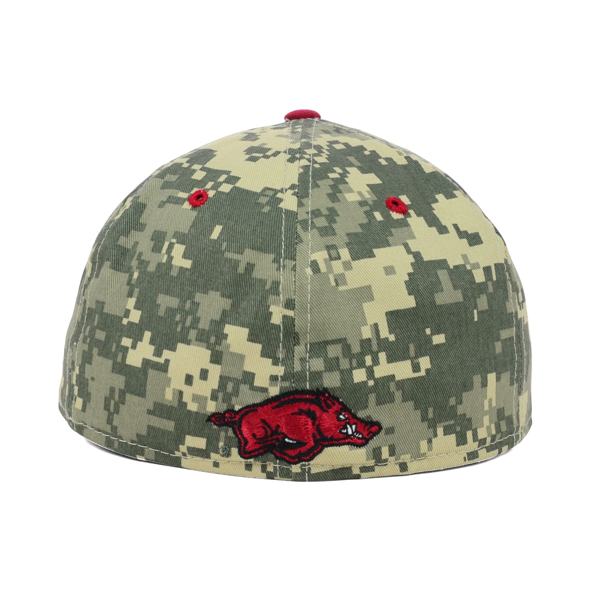 Nike Arkansas Razorbacks Ncaa Authentic Vapor Fitted Cap in Camo (Green